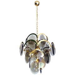 Lustre en verre de Murano, Gino Vistosi, 1960s