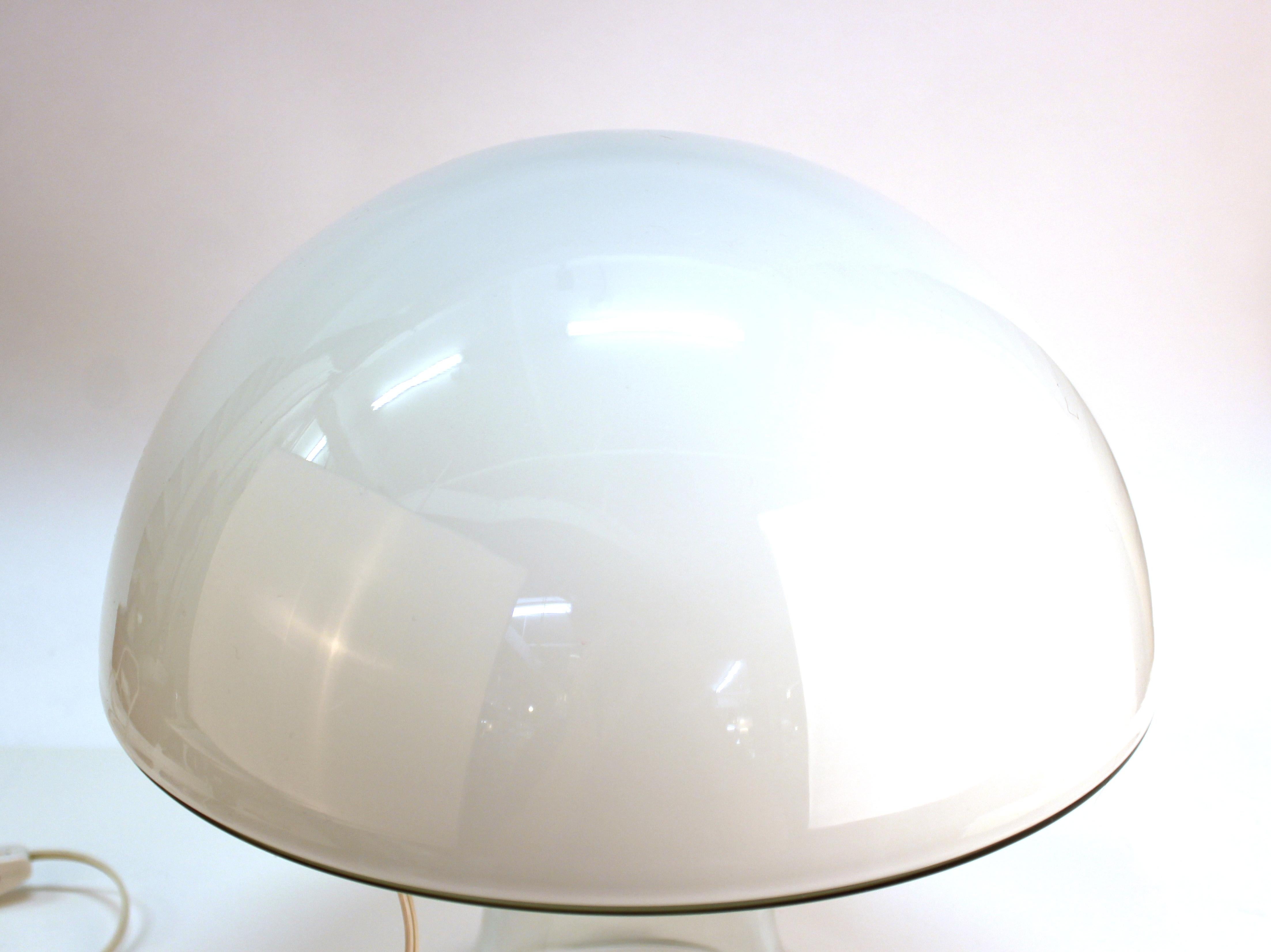 Gino Vistosi Italian Modern Murano Glass Mushroom Table Lamp 3