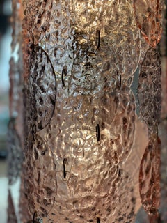 Gino Vistosi monumental Murano glass chandelier from the "Torcello" series