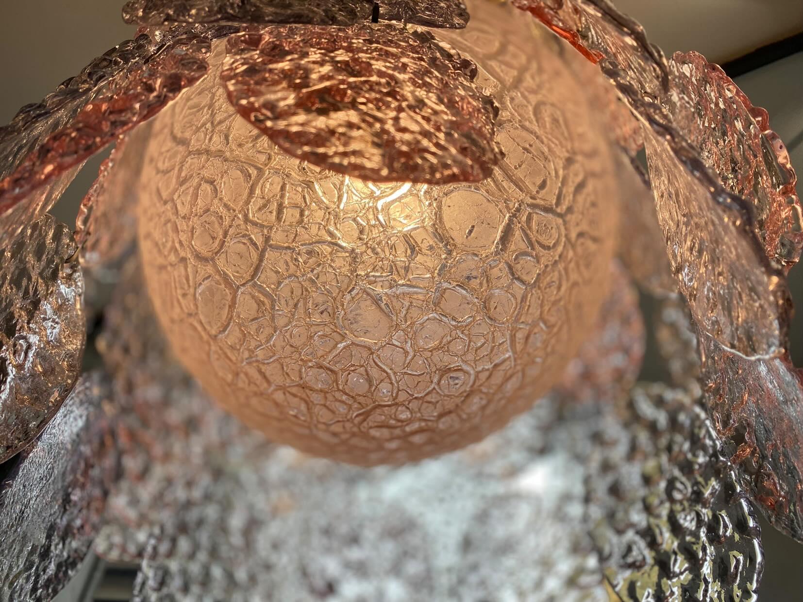 Altro Gino Vistosi monumental Murano glass chandelier from the 