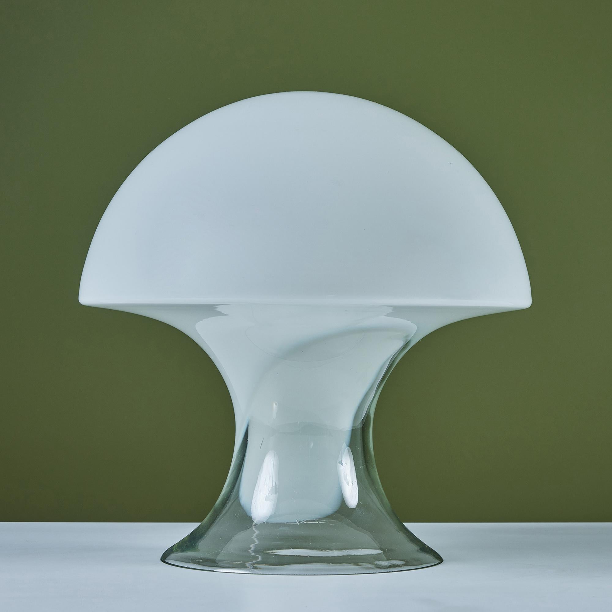 Italian Gino Vistosi Murano Glass Mushroom Lamp