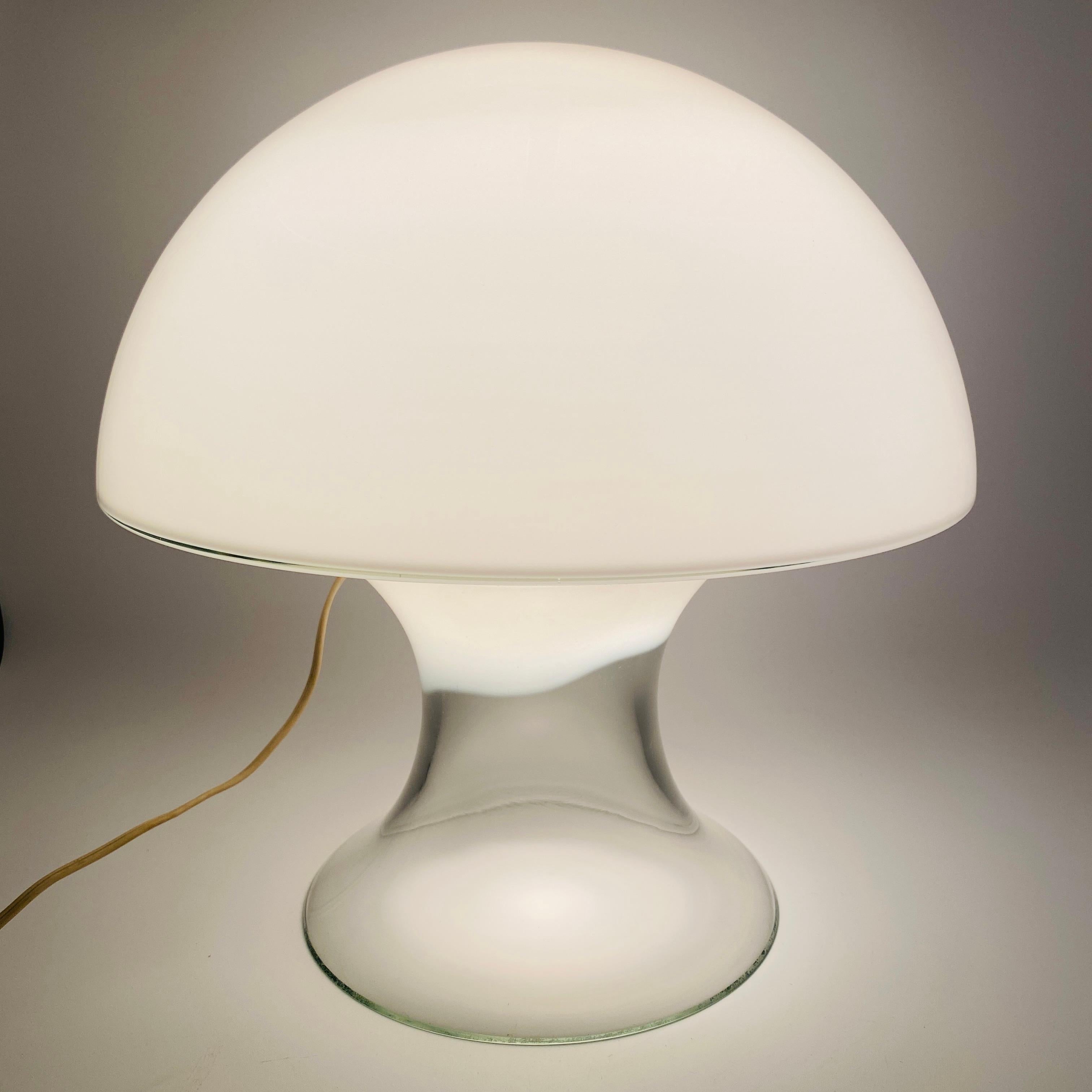 Gino Vistosi Murano Glass Mushroom Table Lamp Italy 1960s For Sale 5