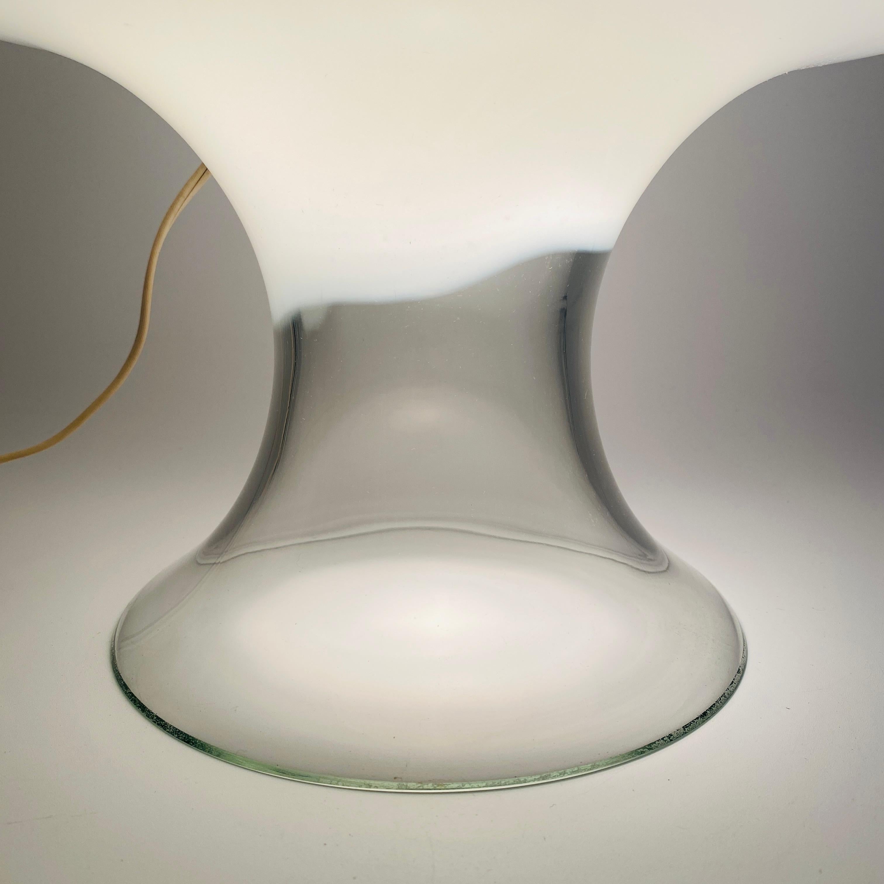Gino Vistosi Murano Glass Mushroom Table Lamp Italy 1960s In Good Condition For Sale In San Juan Capistrano, CA