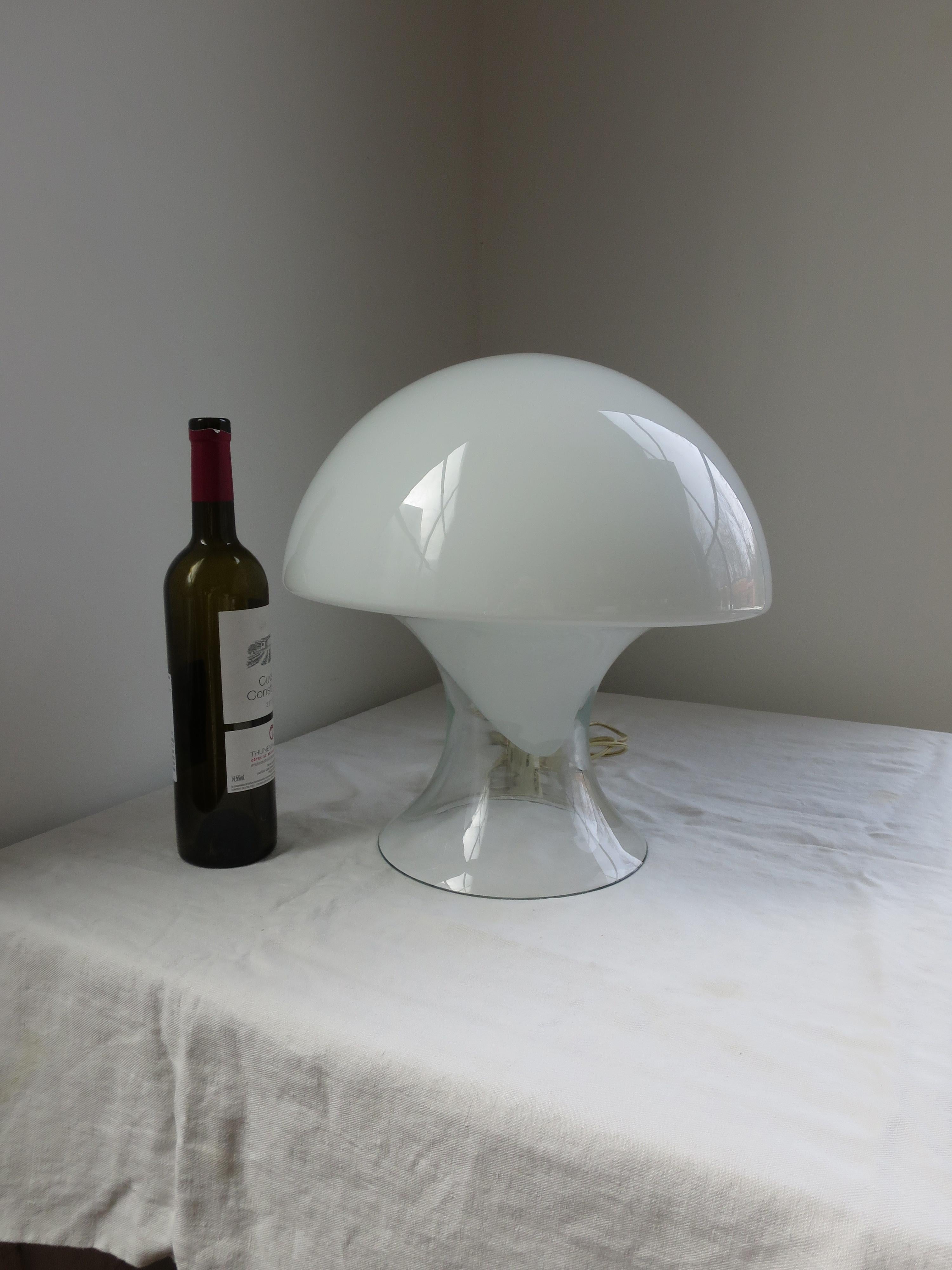 Gino Vistosi Murano Glass Table Lamp In Excellent Condition For Sale In Washington, DC