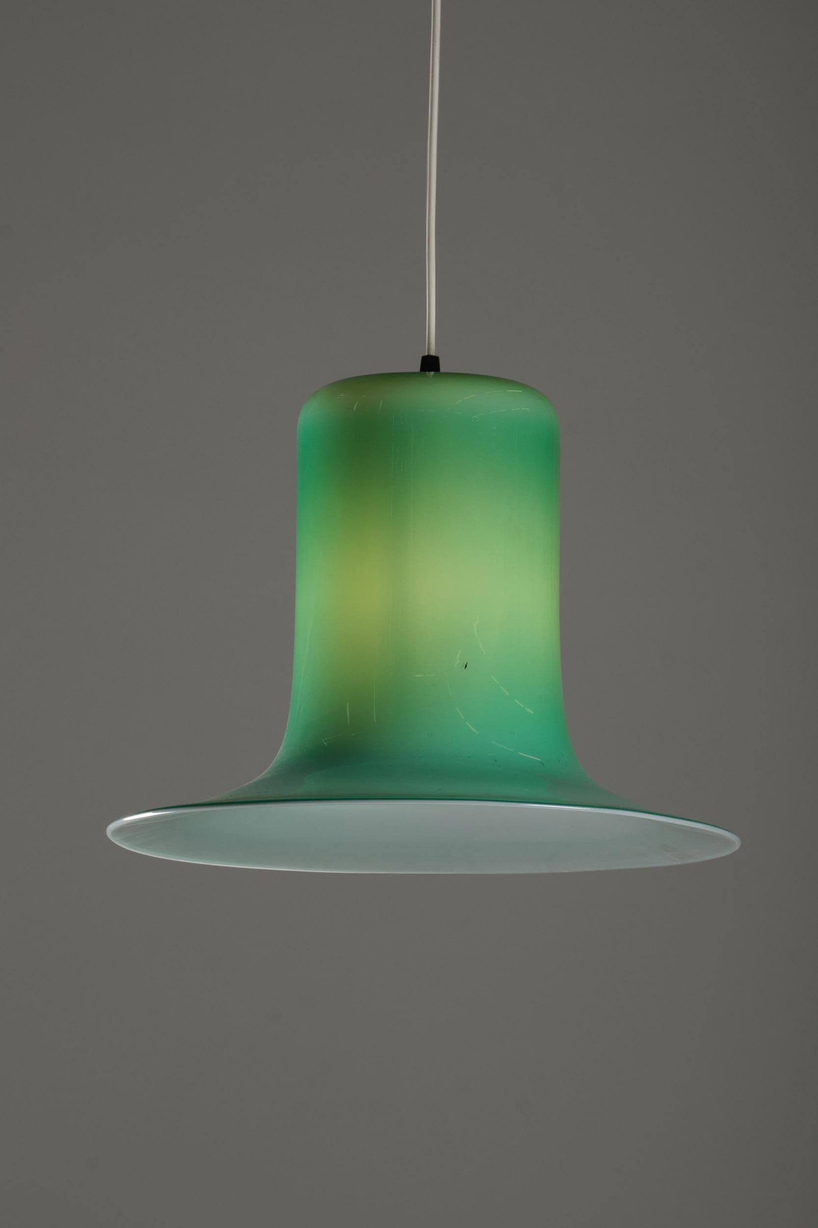 Mid-Century Modern Gino Vistosi Pendentif Mod, Massera en verre de Murano, 1960 circa en vente