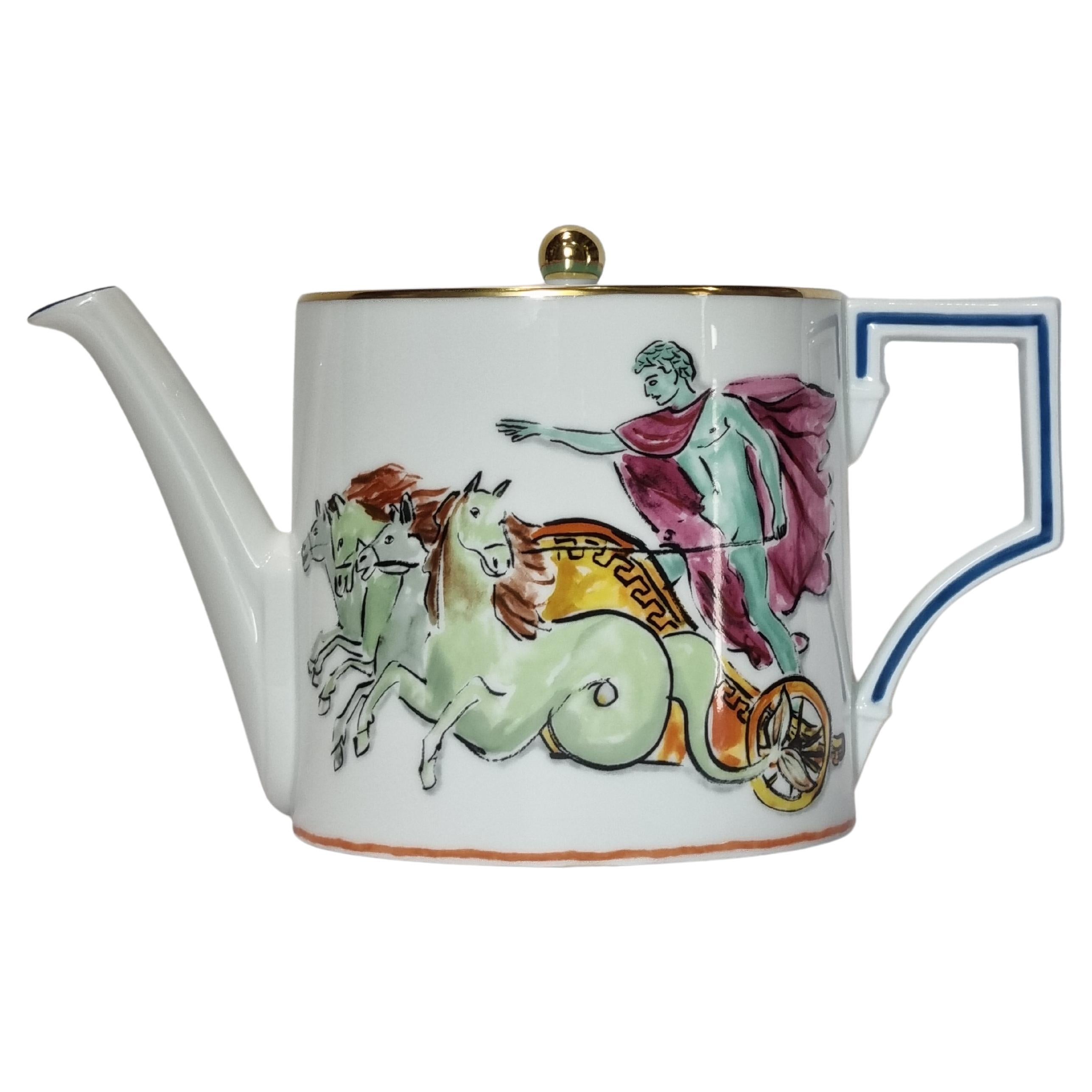 Ginori 1735 Luke Edward Hall's "Il Viaggio Di Nettuno" Teapot, Italy, 2023 For Sale