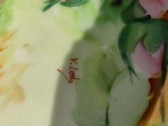 Plato Oval Pintado a Mano Ginori Italia