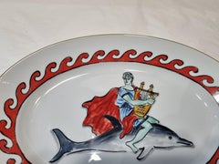 Ginori Luke Edward Hall's "Il Viaggio Di Nettuno" Dolphin Oval Platter, 2022