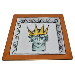 Ginori Luke Edward Hall's "Il Viaggio di Nettuno" Squared Orange Vide Poche 2025