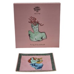 Ginori Luke Edward Hall's "Il Viaggio Di Nettuno" Squared Pink Plate, 2025