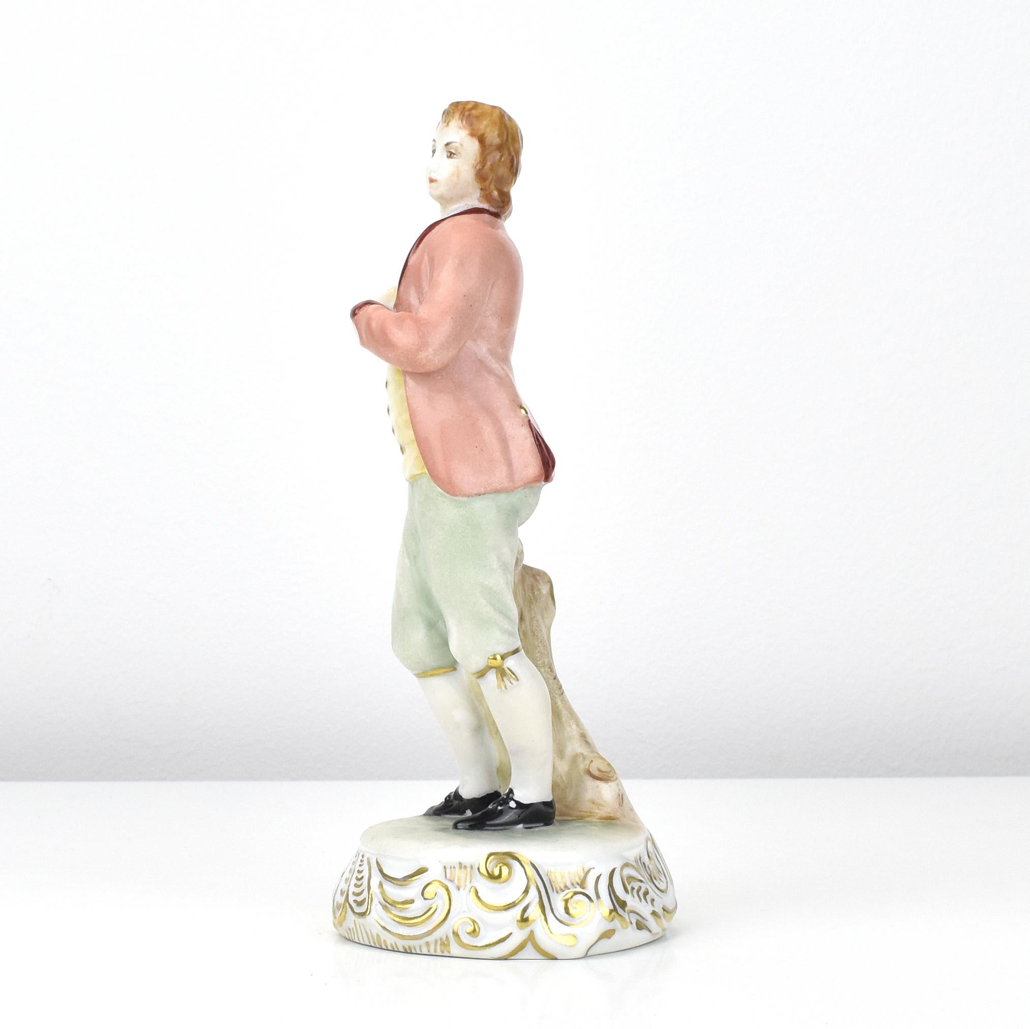 Ginori Porcelain Figurine Trio with Floral Baskets 9