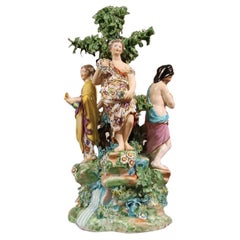GINORI SCULPTURE "FOUR SEASONS" SECOND HALF OF THE 18th CENTURY