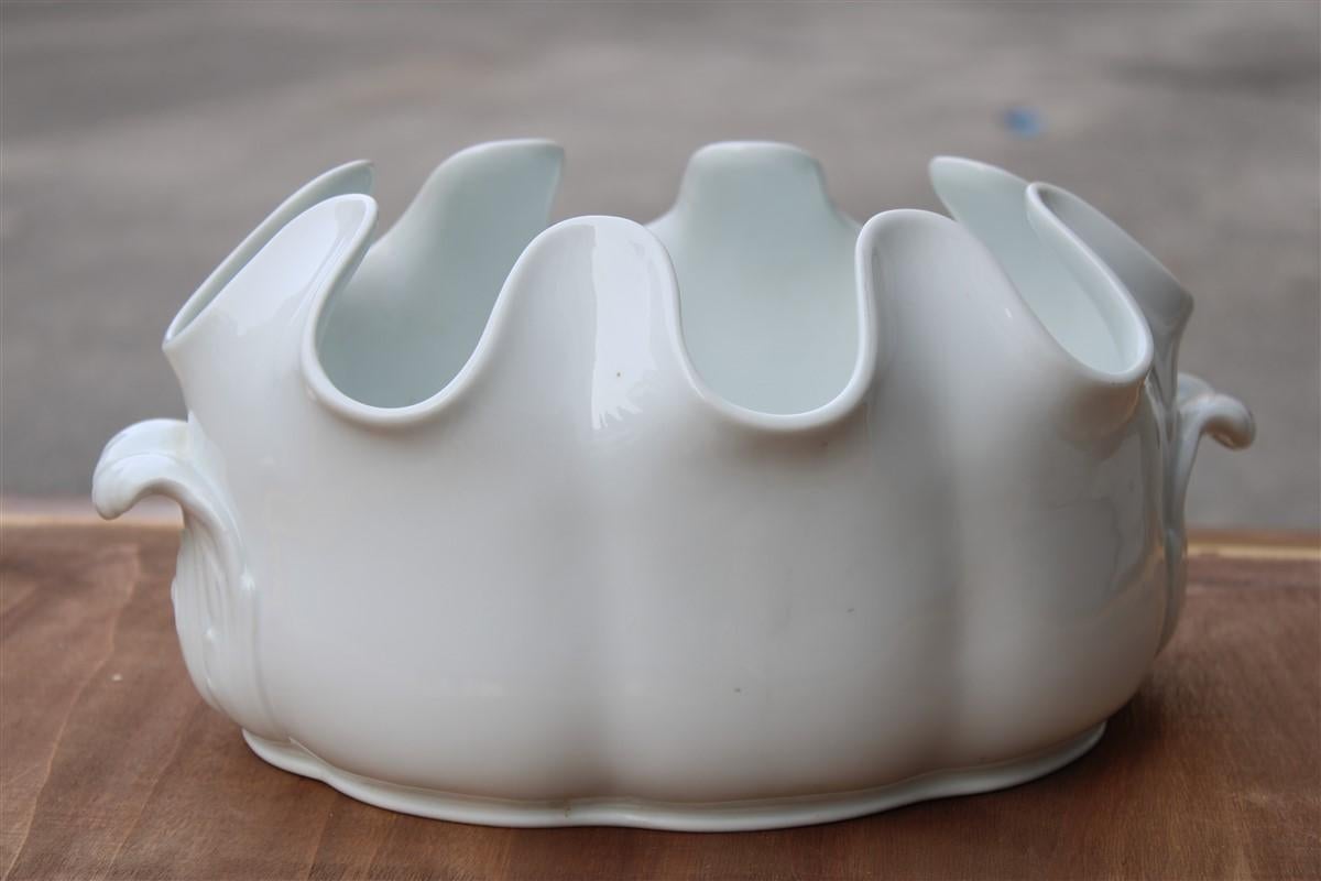 Ginori stemware holder in Italian porcelain