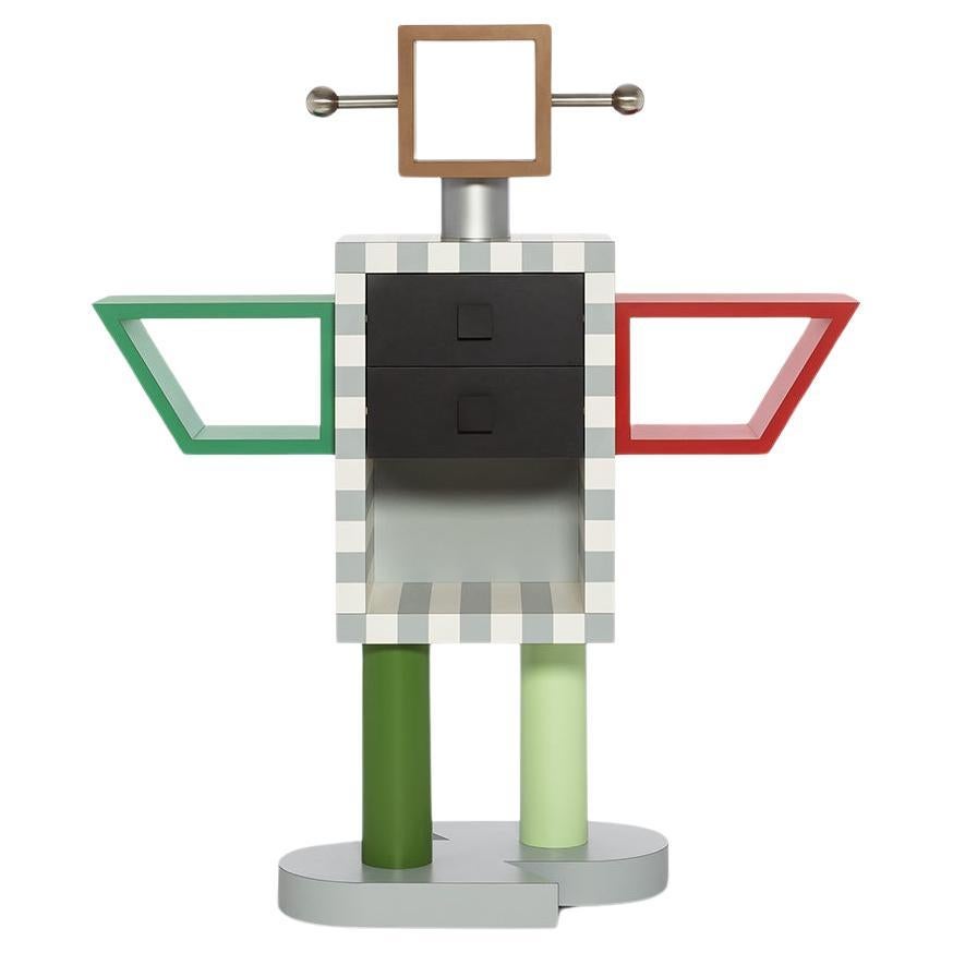 Ginza Wooden Robot par Umeda Masanori pour la collection Memphis Milano en vente