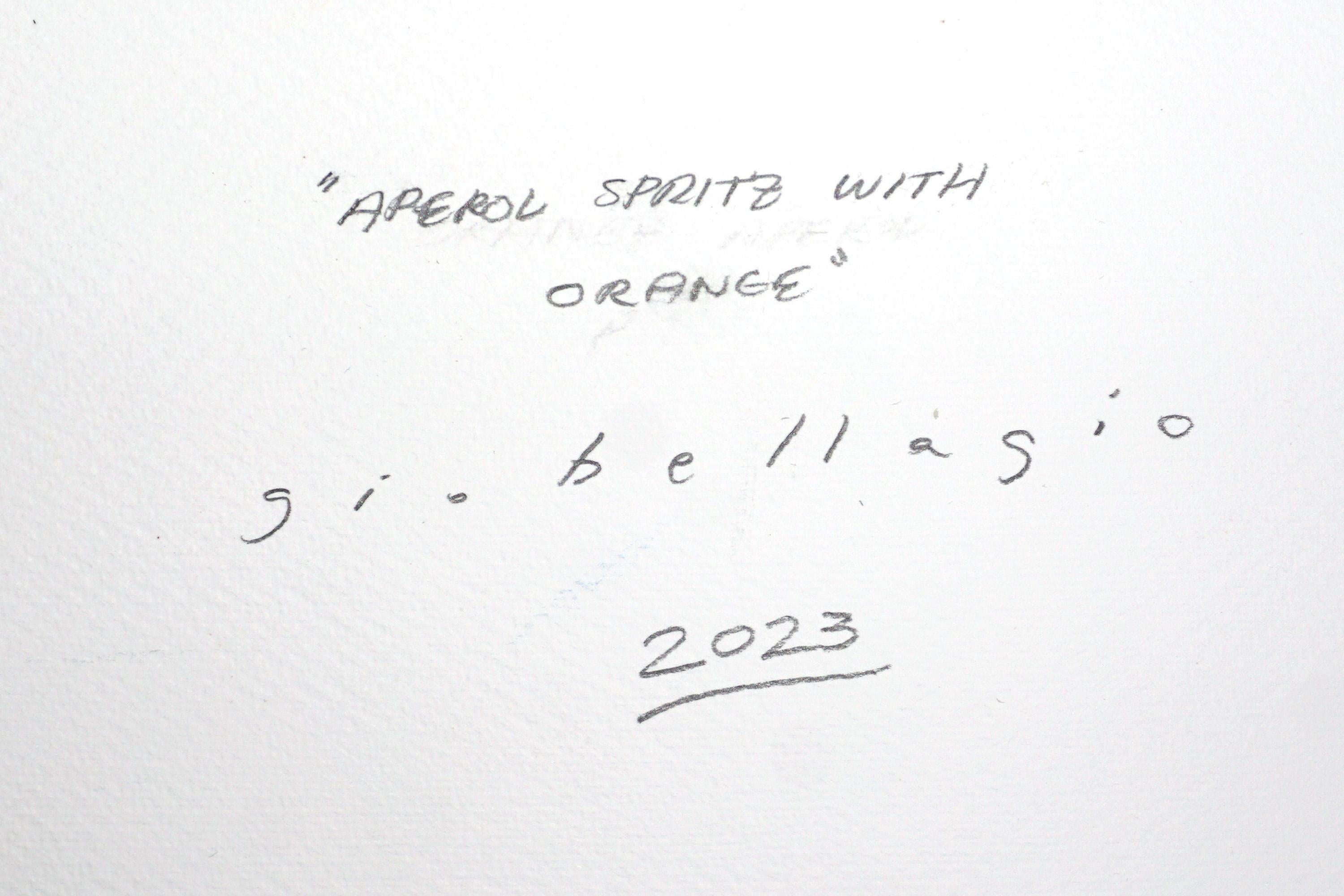 Aperol Spritz all'arancia, Natura morta moderna, Bevanda, Agrumi, Stile italiano 4