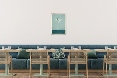 Martini Sucio, Bodegón Contemporáneo, Comida Italiana, Gris Pizarra, Bebida