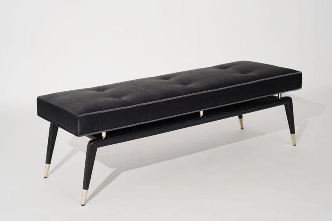 Gio Bench in Black Ceruse by Stamford Modern In New Condition For Sale In Westport, CT