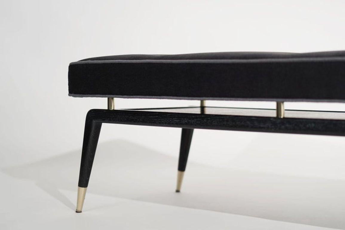 Gio Bench in Black Ceruse by Stamford Modern For Sale 1