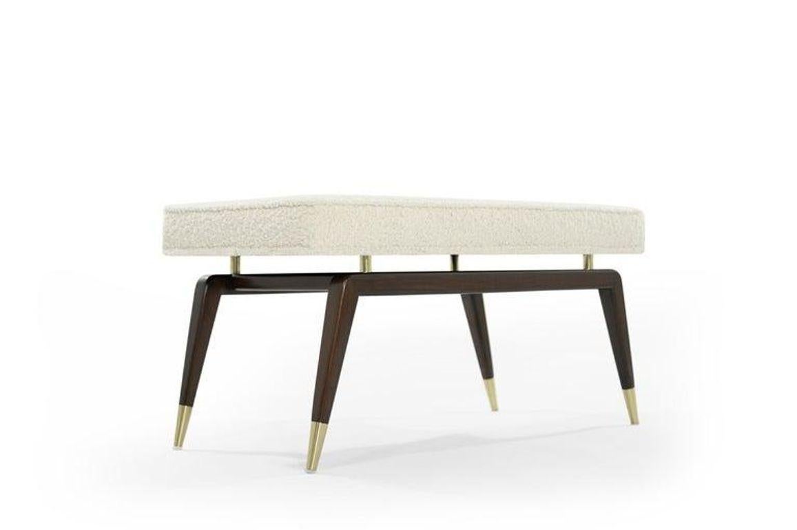 American Gio Bench in Special Walnut by Stamford Modern For Sale