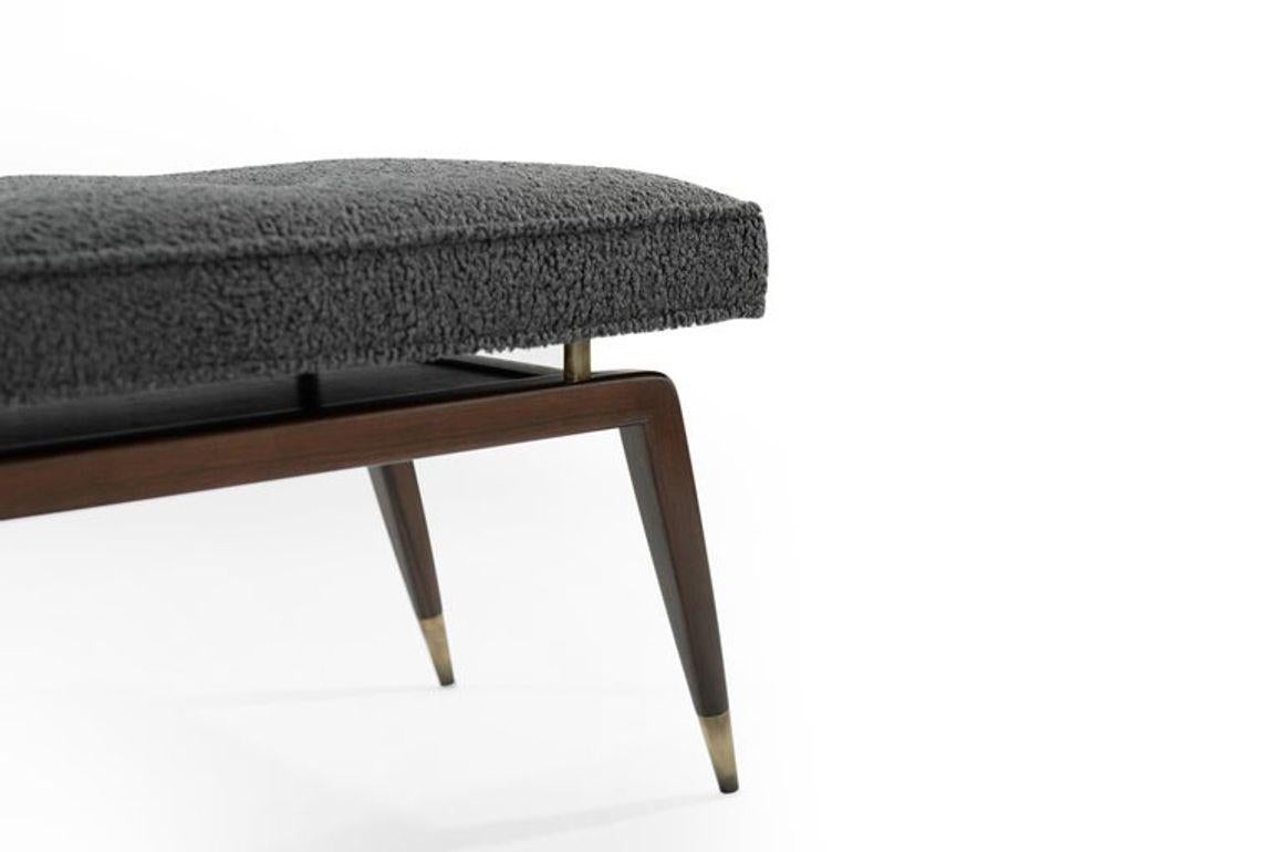 Contemporary Gio Bench in Special Walnut by Stamford Modern For Sale