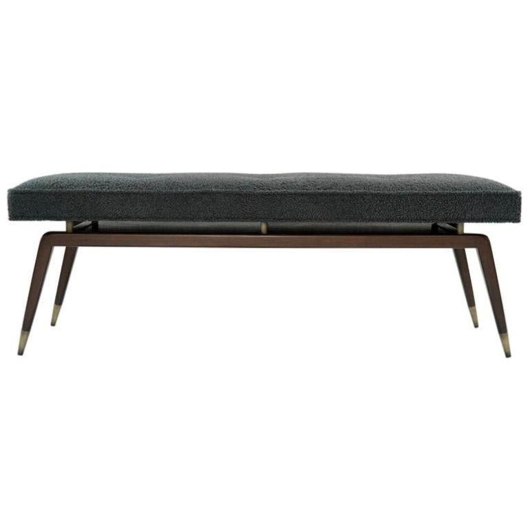 Gio Bench in Special Walnut by Stamford Modern For Sale