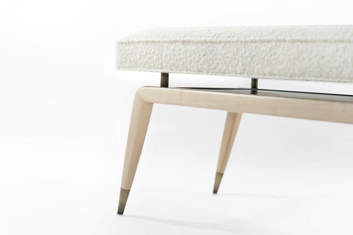 Contemporary Gio Bench in White Oak by Stamford Modern For Sale