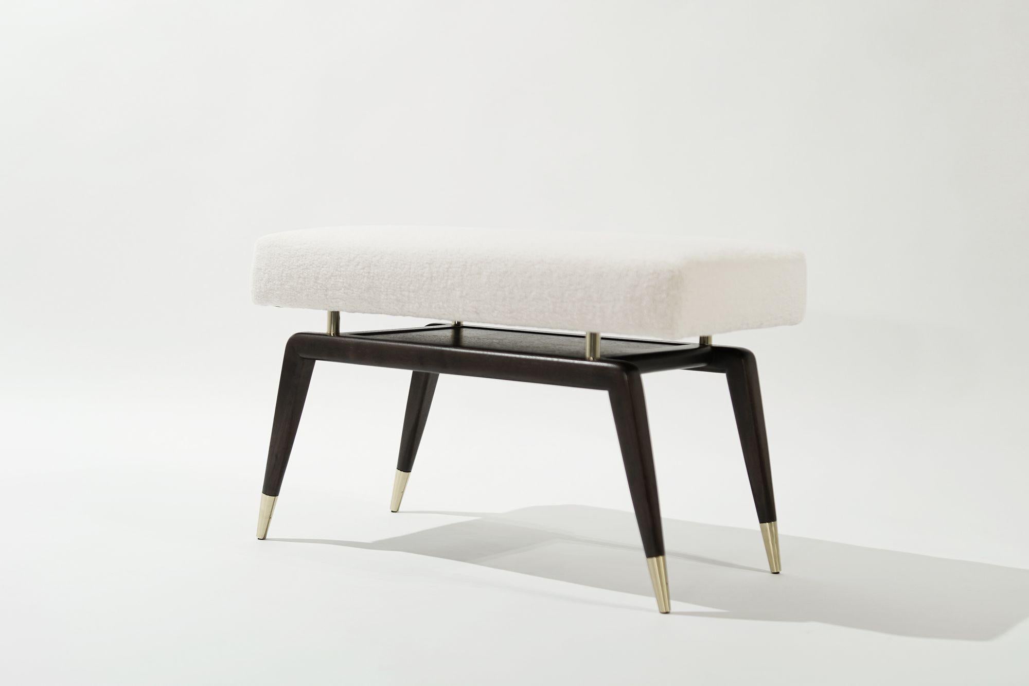 Americano GIO Bench Serie 32 in Noce speciale di Stamford Modern in vendita