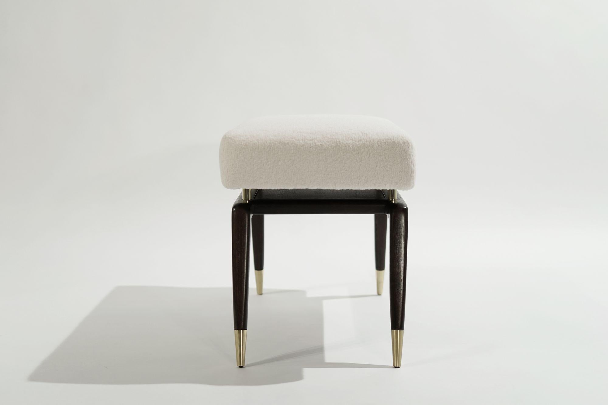 Ottone GIO Bench Serie 32 in Noce speciale di Stamford Modern in vendita