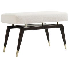 Banc GIO série 32 en noyer spécial par Stamford Modern