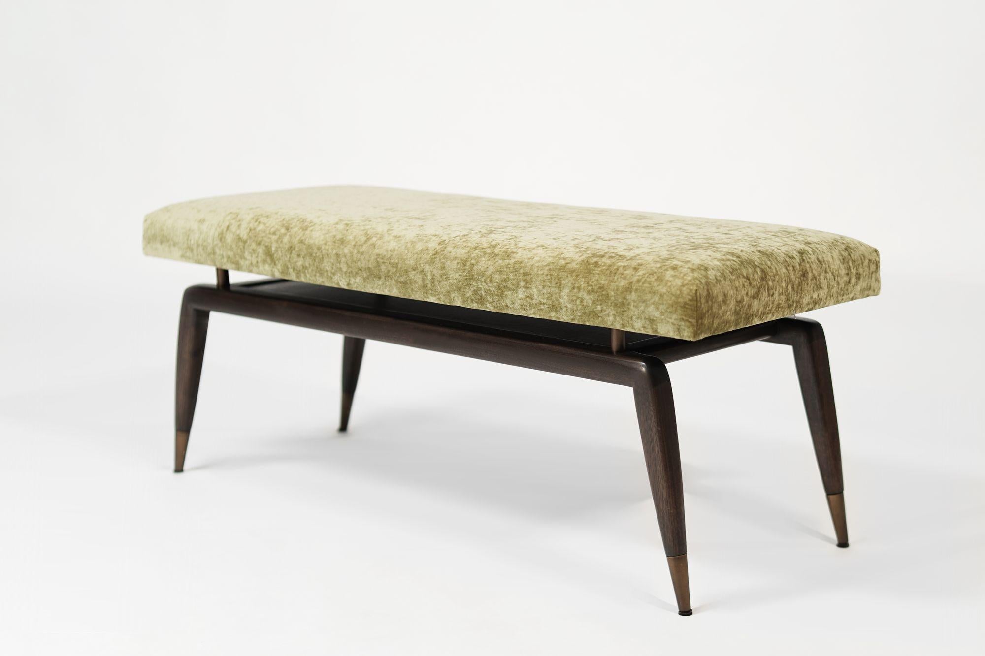 American GIO Bench Series 48 in Espresso by Stamford Modern For Sale