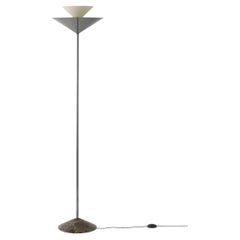 Gio Floor Lamp in Marble and Stainless Steel by Luca Nichetto for &Tradition