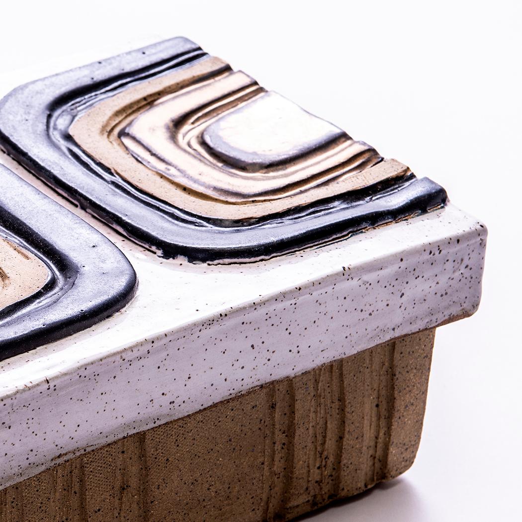 Gio Moderno Box in Glazed Ceramic by Trish DeMasi 1