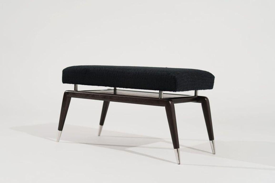 Gio Piano Bench in Espresso by Stamford Modern For Sale 2
