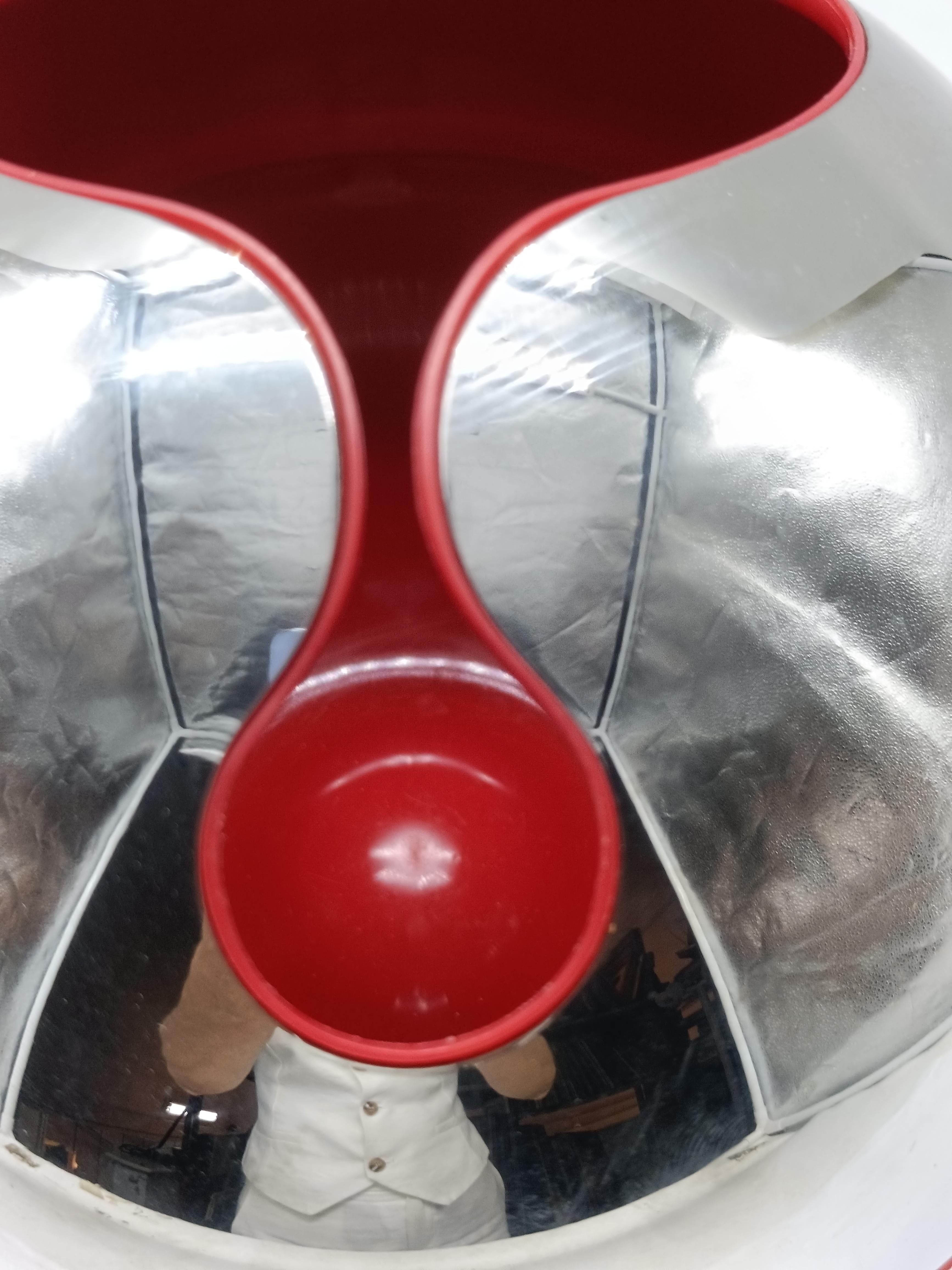 Acier Gio Pomdoro pour Alessi Vaso Scultura 'Guscio', Italie, années 1970 en vente