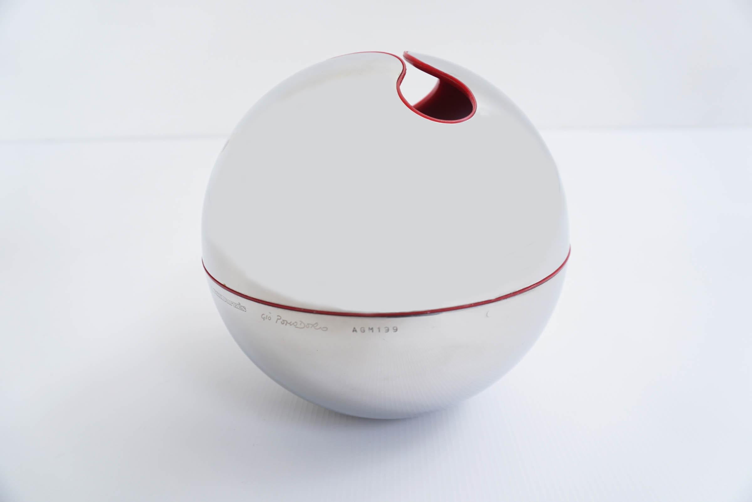 Italian Gio Pomodoro Nr. Edition 199 Feminine Sculpture Vase Model Sphere