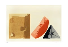 Constructions - Original Etching by Giò Pomodoro - 1970s