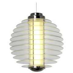 Gio Ponti 0024 Clear Glass Chandelier for Fontana Arte