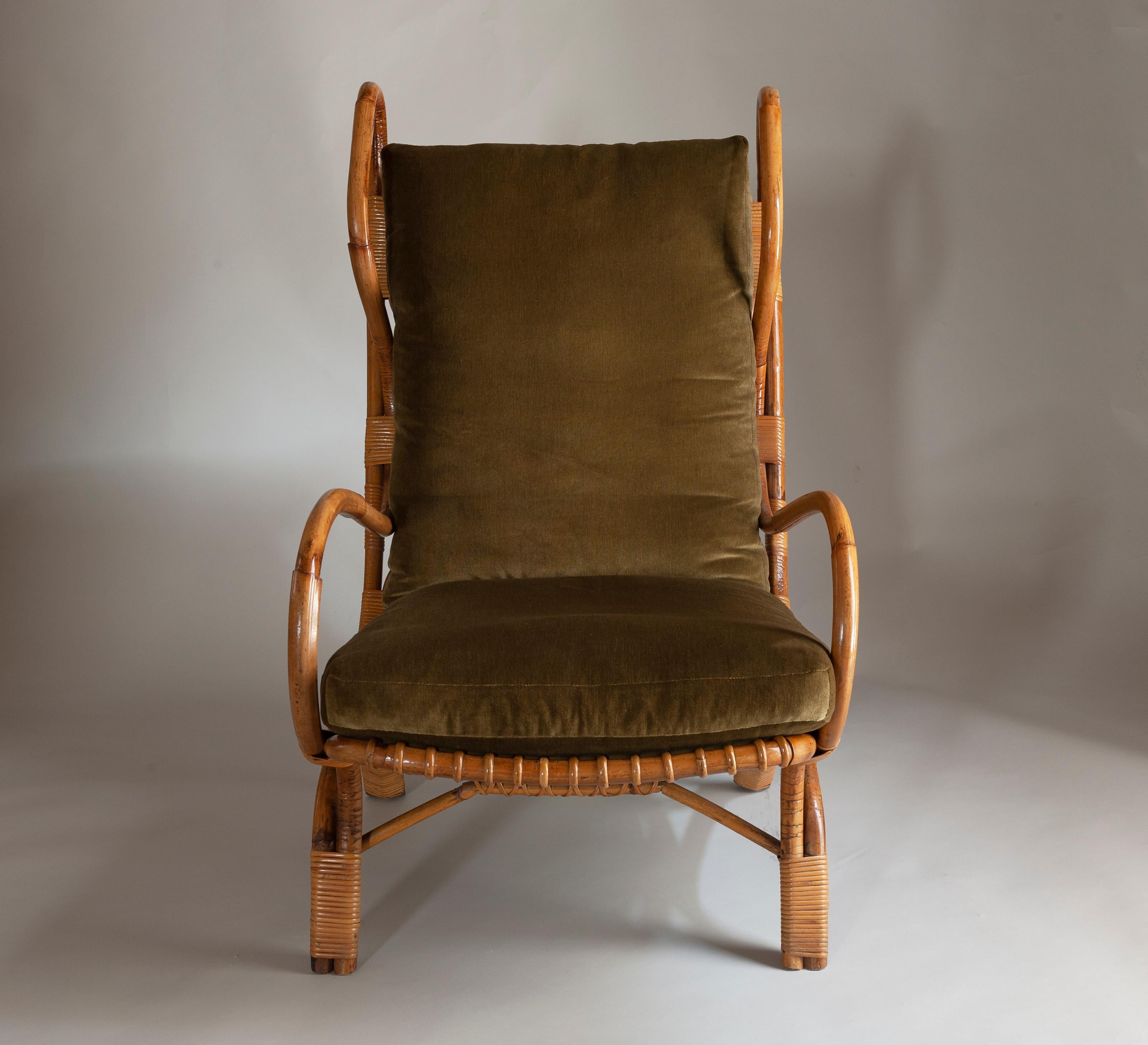 Italian Giò Ponti (1891-1979), Poltrona Continuum, Modello BP16, Bonacina, Italia 1963