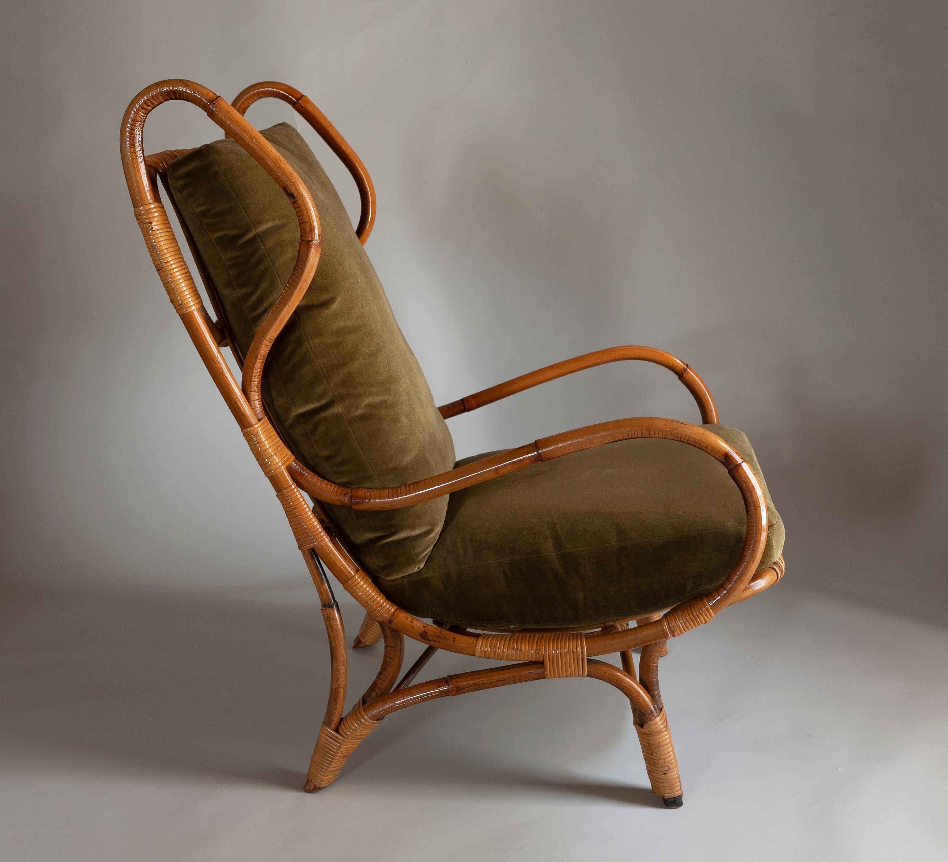 Mid-20th Century Giò Ponti (1891-1979), Poltrona Continuum, Modello BP16, Bonacina, Italia 1963