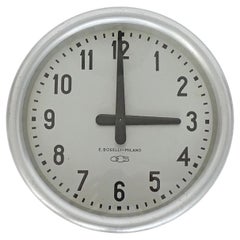 Gio Ponti 1930s wall clock for Boselli Milano