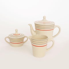 Gio Ponti 20th Century Ceramic Coffee set for Richard, Italy, 1920s