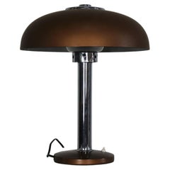 Gio Ponti 546 Table Lamp in Aluminium and Opaline Glass by Ugo Pollice 1940s