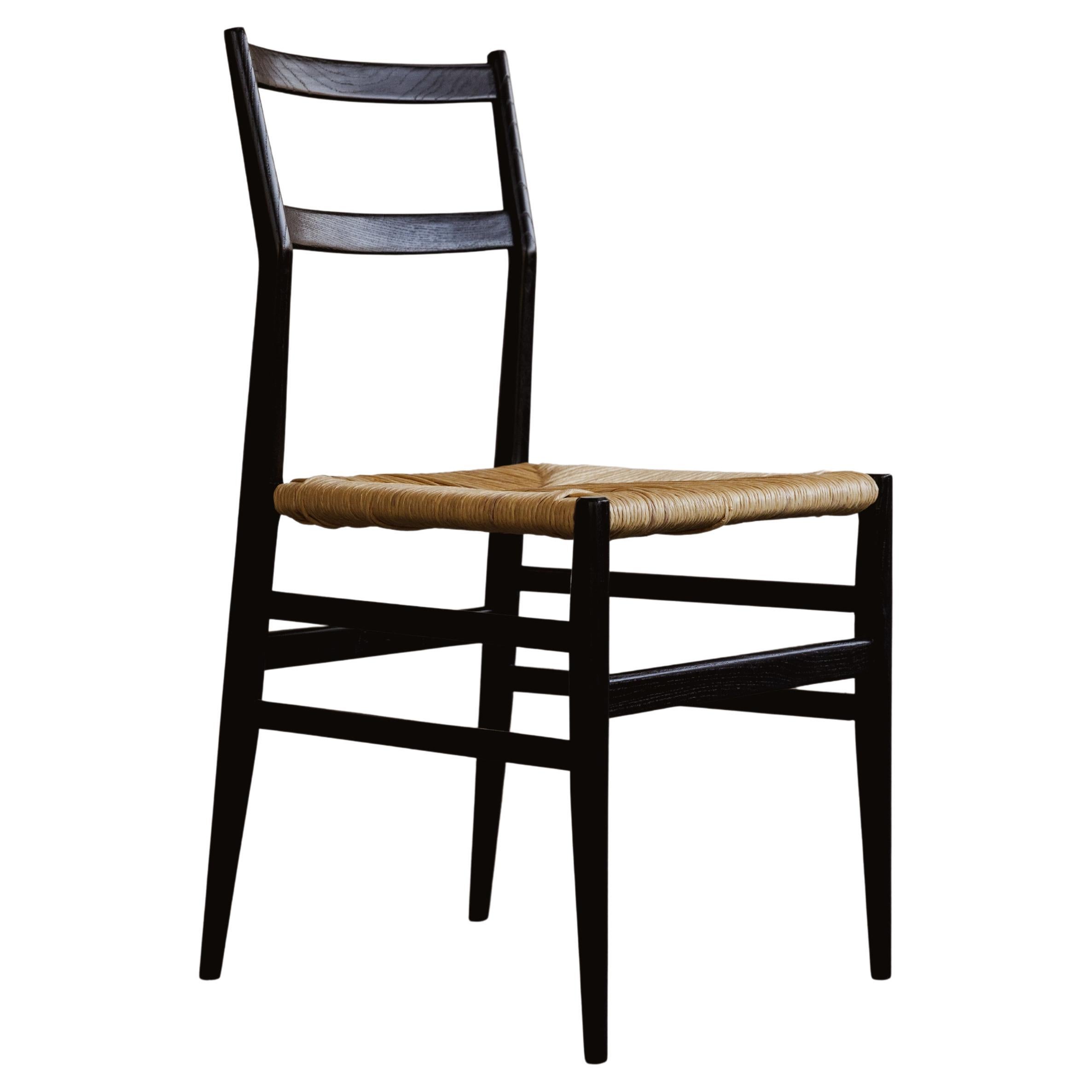 Gio Ponti 646 Sedia da pranzo "Leggera" per Cassina, 1952