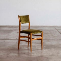 Gio Ponti 646 "Leggera" Chaise de salle à manger pour Cassina, Greene & Greene, 1952
