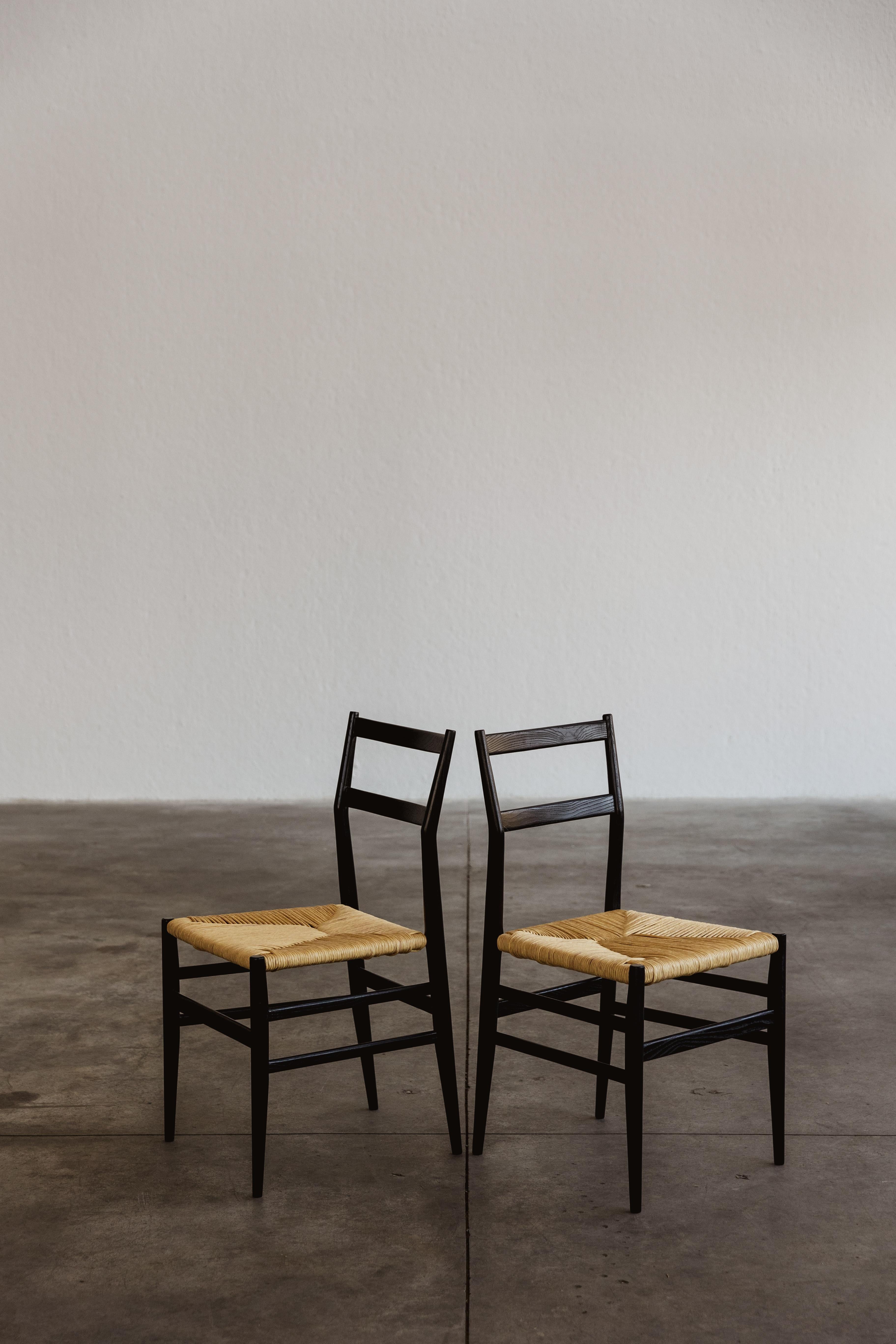 Gio Ponti 646 sedie da pranzo 