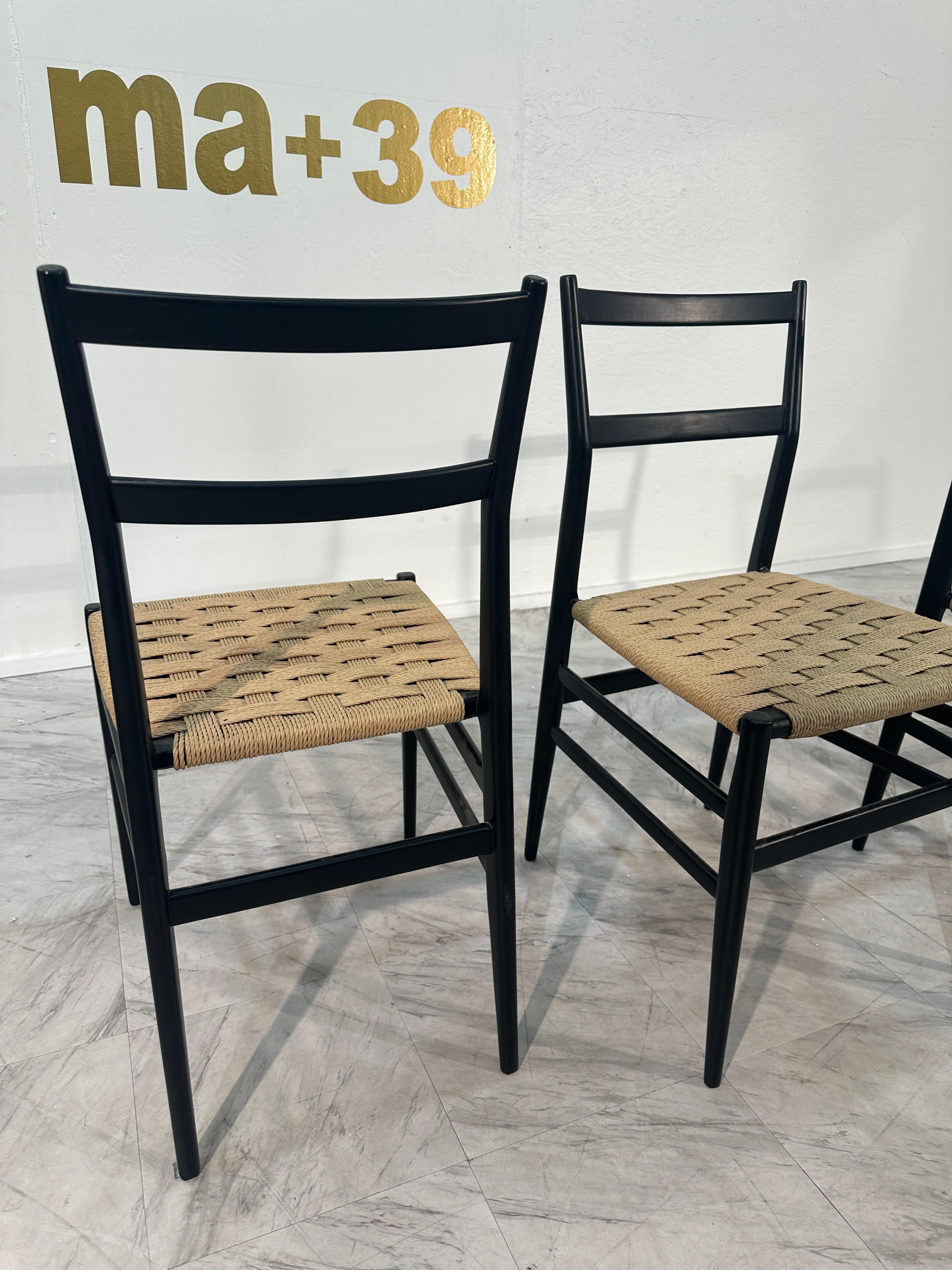 Gio Ponti 646 Sedie da pranzo 