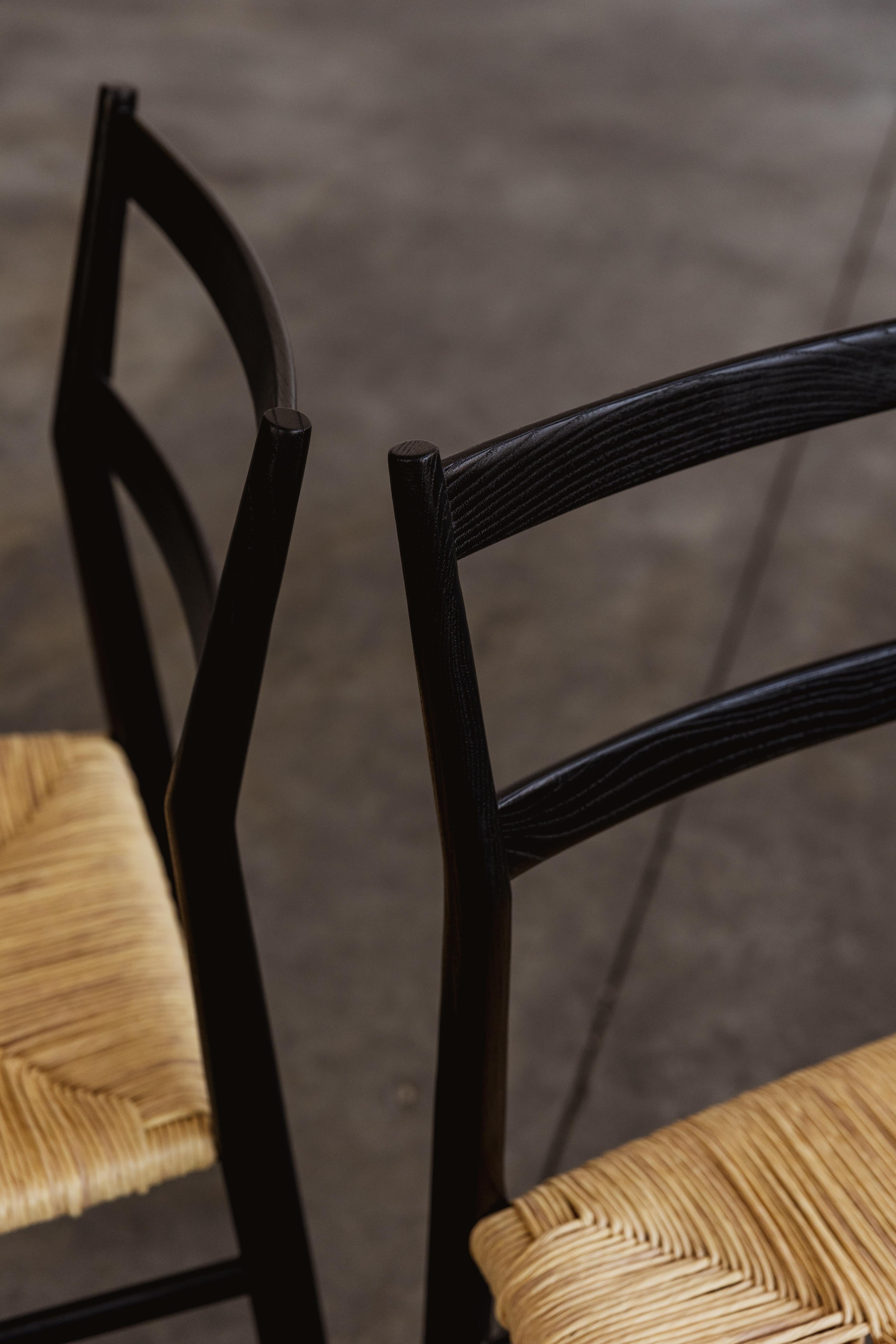Corde Chaises de salle à manger Gio Ponti 646 