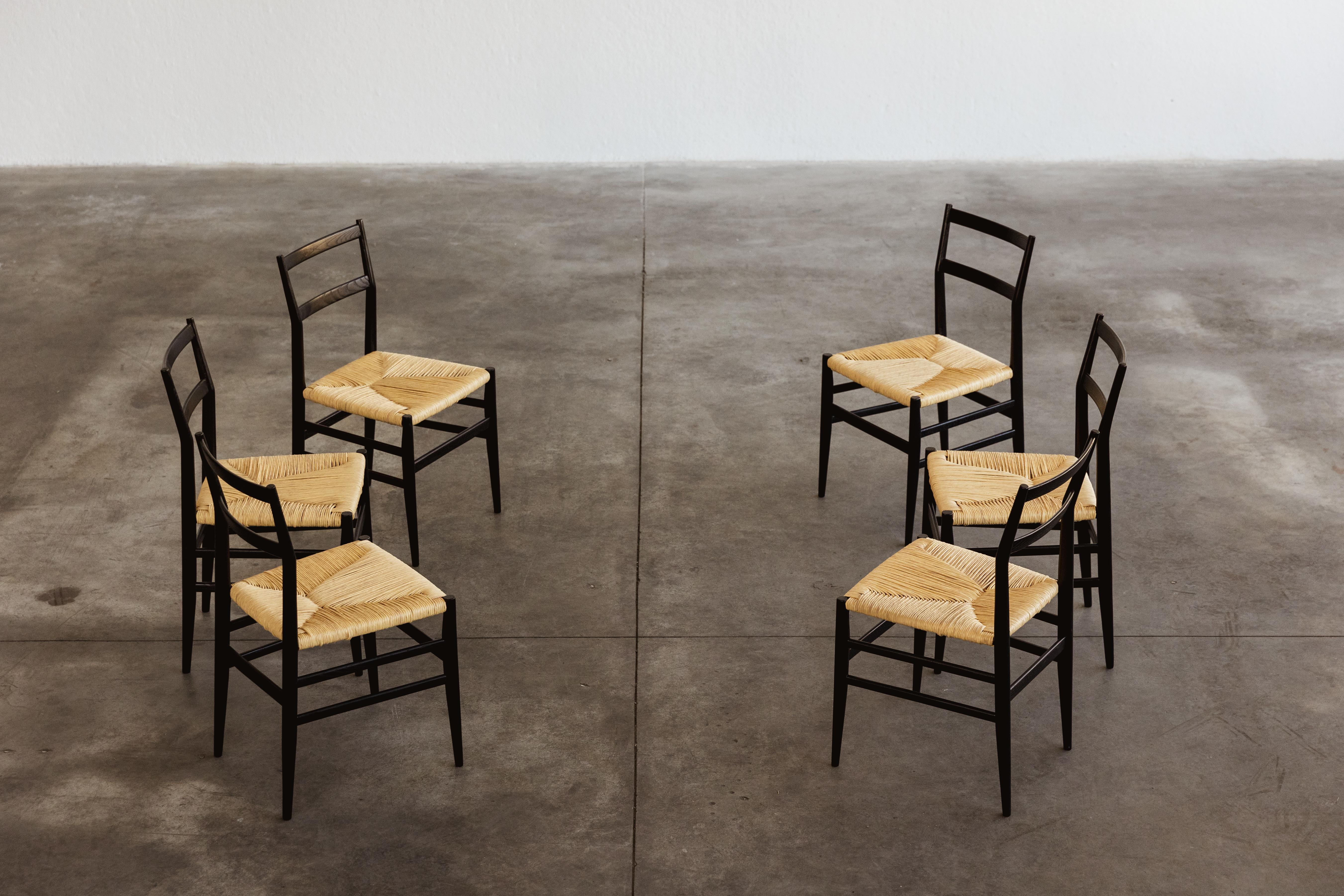 Chaises de salle à manger Gio Ponti 646 