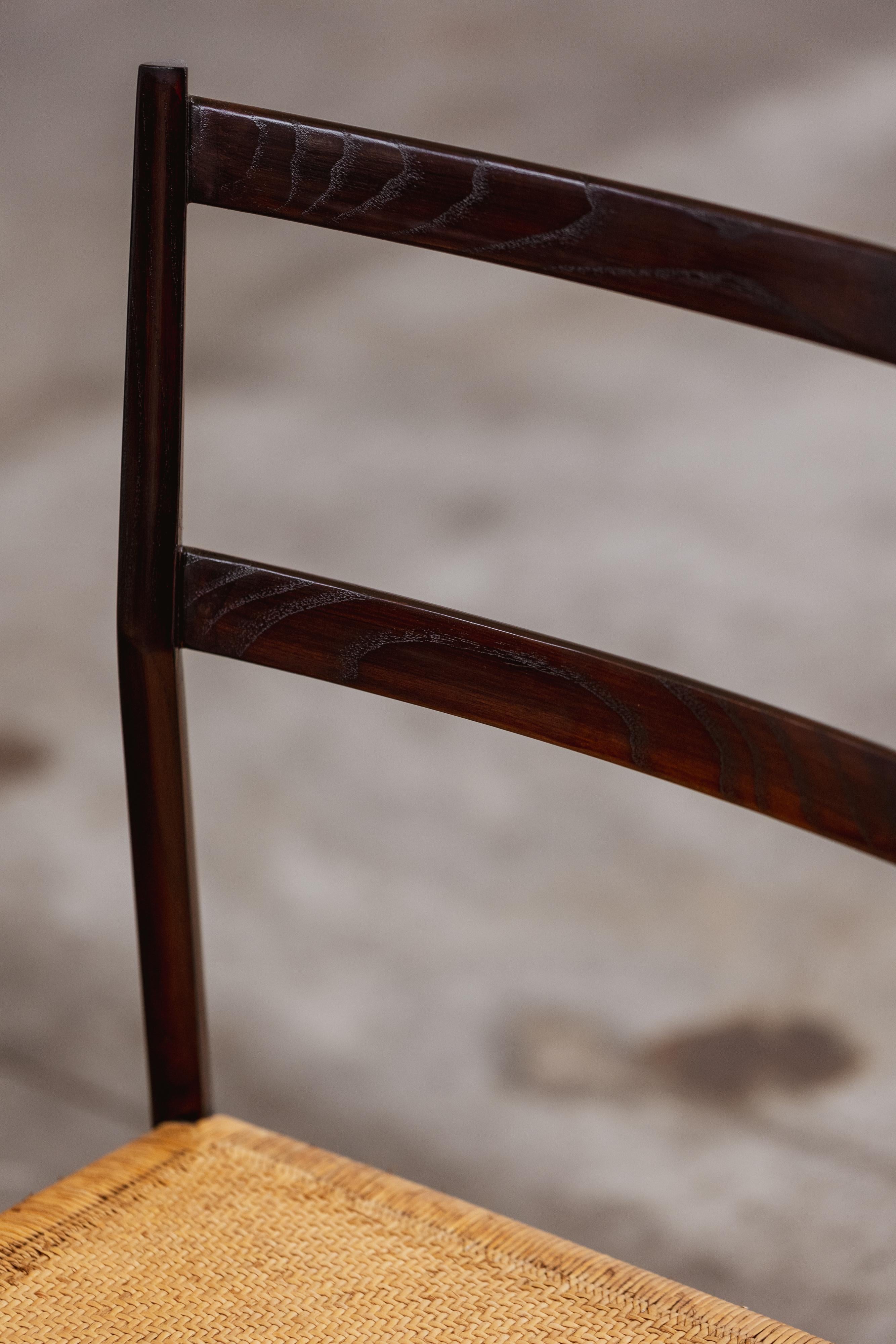 Gio Ponti 699 Superleggera Esszimmerstuhl für Cassina, 1957 im Angebot 8