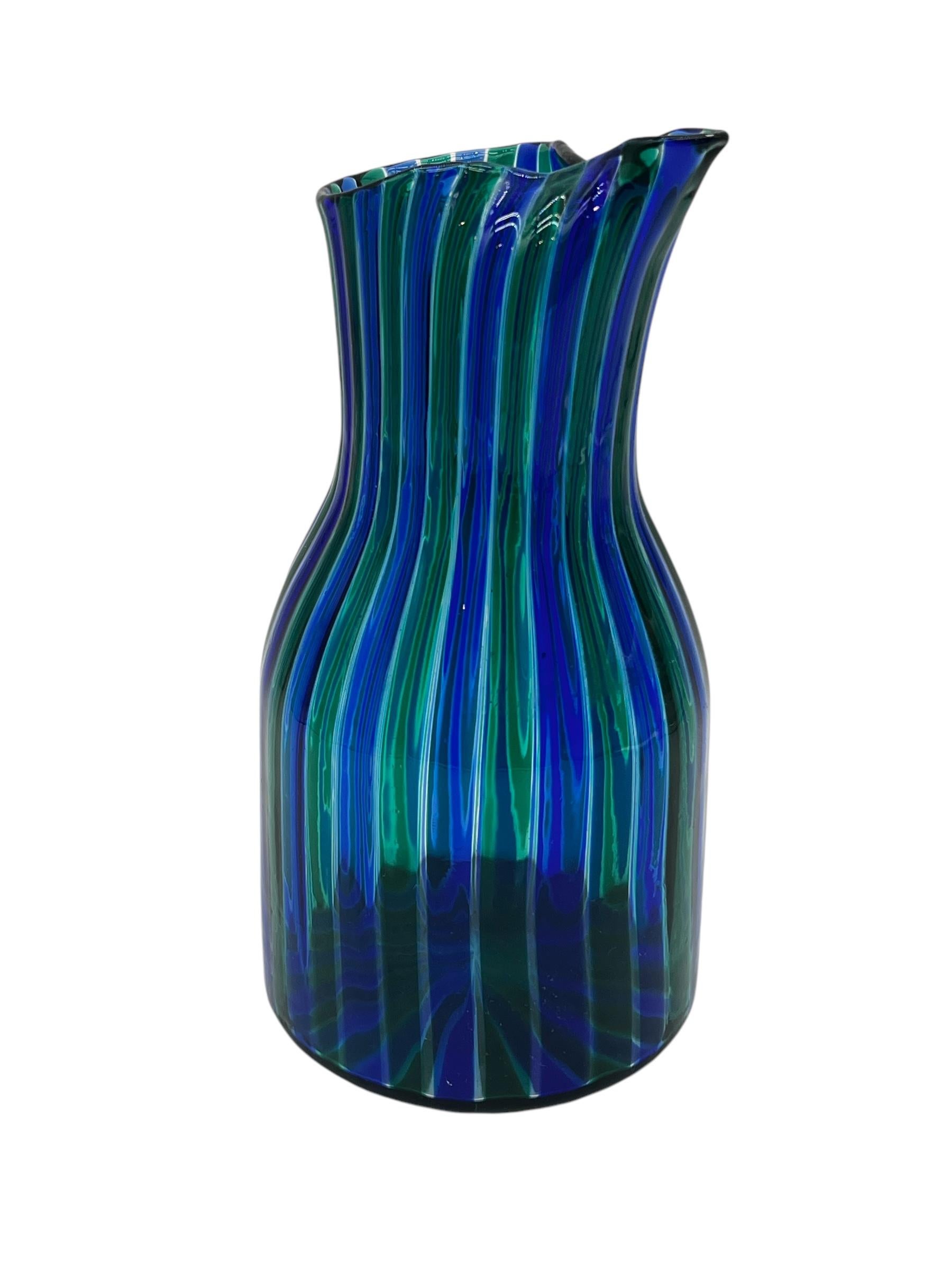 Mid-Century moderno Brocca in vetro 